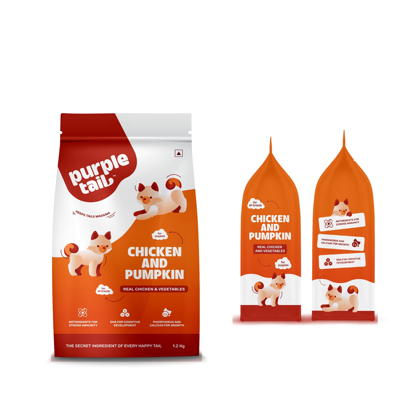 DRY FOOD CHICKEN AND PUMPKIN FOR PUPPIES
